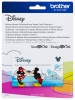 Aktywacyjna karta kolekcji wzorów Disney Mickey Mouse i Minnie Mouse, z grafiką przedstawiającą Mickey i Minnie całujących się, na tle kolorowych chmur i drzew. W górnej części widoczny napis Disney oraz informacje o kolekcji.