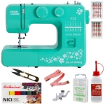 Maszyna do szycia Janome JUNO E1015 GREEN zestaw
