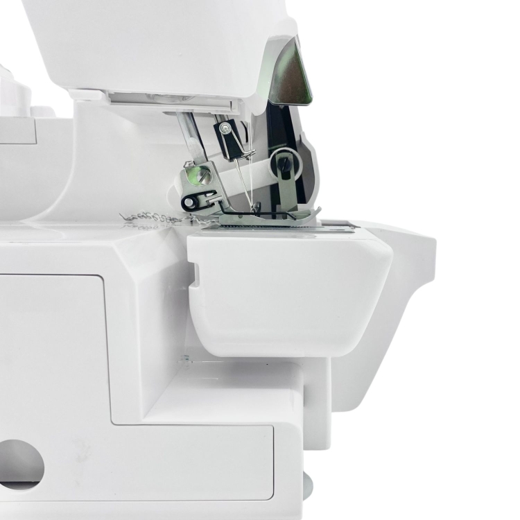 Minerva SmartLock 350 zapewnia równy, estetyczny ścieg i solidną konstrukcję. Prosta regulacja naprężenia ułatwia dopasowanie do materiału.