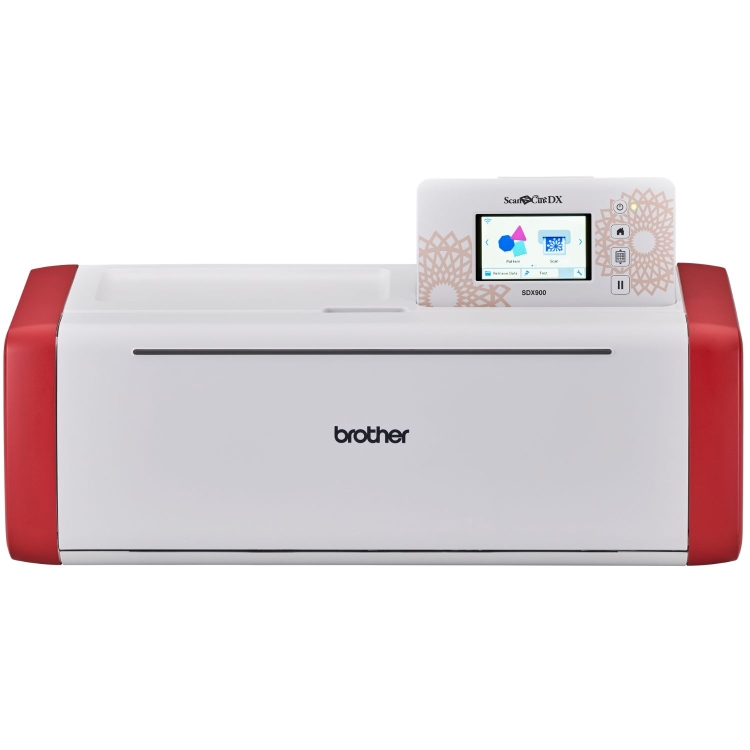 ScanNCut SDX900 od Brothera to ploter tnący z automatycznym nożem i wbudowanym skanerem. Precyzyjnie wycina papier, folie i tkaniny do 3 mm, a intuicyjna obsługa na ekranie dotykowym przyspiesza pracę. Idealny do personalizacji.