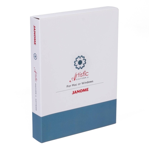 Program Janome Artistic Digitizer Jr został stworzony z myślą o osobach, które chcą samodzielnie przygotowywać wzory do haftu. Pozwala edytować projekty, personalizować napisy i automatycznie zamieniać obrazy na haft komputerowy.