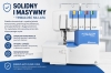Infografika przedstawia solidną i masywną konstrukcję Minerva AutoFlow Z-One. Stabilna obudowa oraz wysokiej jakości komponenty wspierają płynną pracę, precyzję szycia i trwałość podczas regularnego użytkowania.