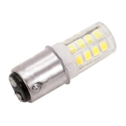 Żarówka LED wciskana BA15D do maszyny do szycia 2W