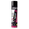 Klej tymczasowy spray 600ml Spirit 5 plus, czarna butelka z różowym akcentem, widoczne napisy: Klej do sitodruku oraz 500 ml + 100 ml GRATIS, pozycjonowany w pionie na białym tle.