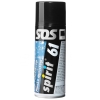 Pianka czyszcząca w sprayu 400 ml Spirit 61, z niebiesko-białą etykietą, zawiera logo SOS. Produkt ma czarną zakrętkę, a jego główną funkcją jest skuteczne czyszczenie. Etykieta zawiera instrukcje użytkowania i informacje o składzie.