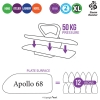 Prasowalnica parowa TEXI APOLLO 68 z powierzchnią roboczą odpowiadającą 12 żelazkom, zapewniająca 50 kg ciśnienia. Wyposażona w kartusz antywapienny, przeznaczona do użytku domowego, w pralniach i hotelach.